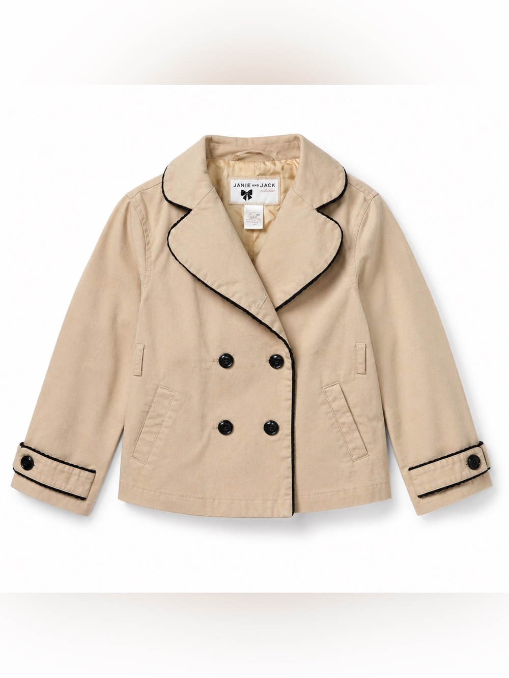 Janie and Jack Girl’s Peacoat
